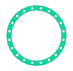 Picture of 1/8" Thick Thermoseal C4401 Full Face Gasket