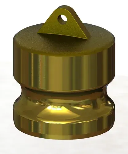 Picture of 4" DUST PLUG BRASS TOUGH-TITE