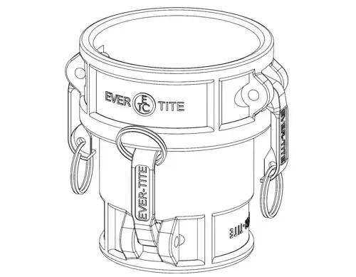 Picture of 2 X 2 316 S/S SPOOL COUPLER