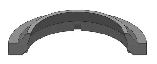 Picture of ROD WIPER (AN STYLE) 3 SH 90 DURO UR