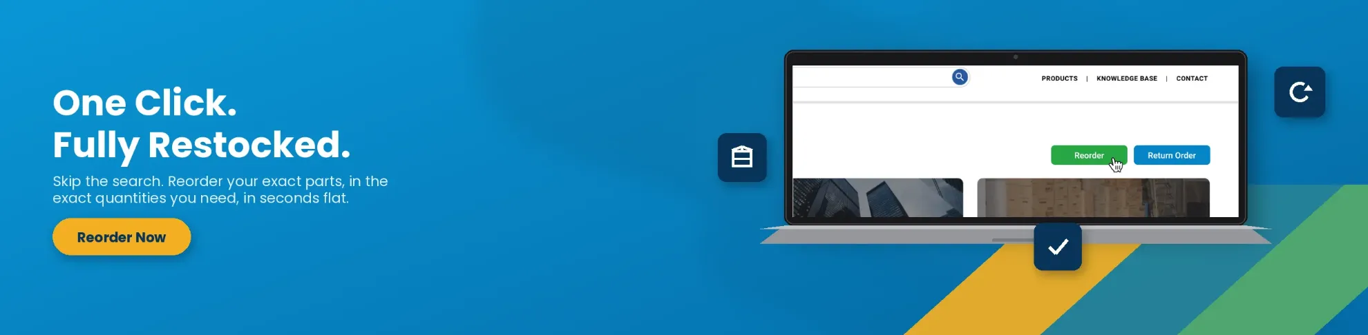 Restock your items with one click in your order history